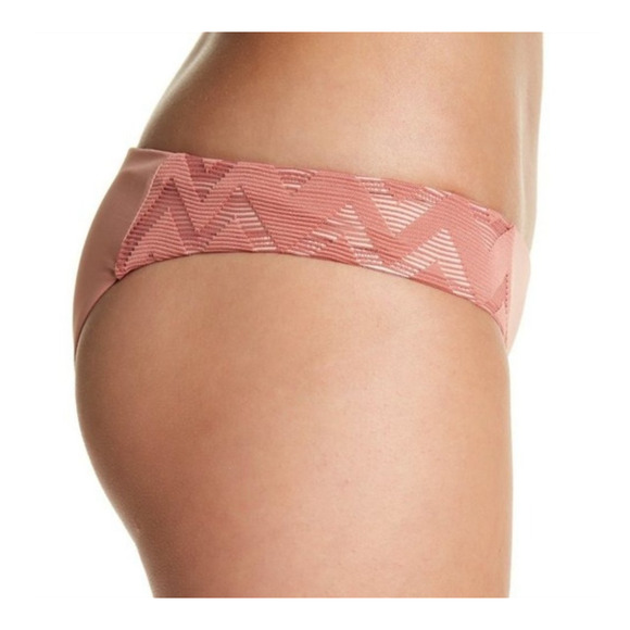 Tavik Byrdie Bottom Textured Chevron Bikini Bottom Rose Pink Size Medium - Picture 7 of 8
